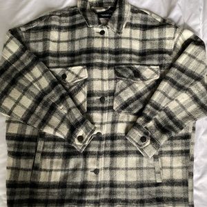 Zara flannel shacket